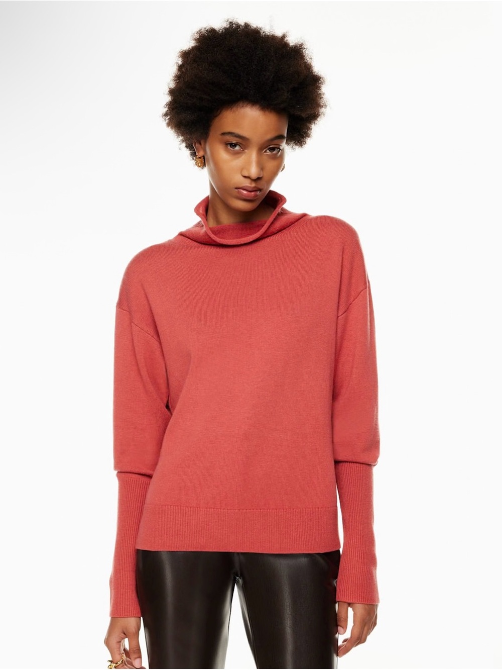 Aritzia Wilfred Cyprie Sweater Roll Neck Sweater